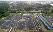 Chancellor cuts ribbon on 180-car EV charging mega-hub