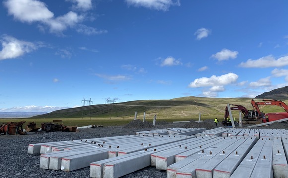 Construction site for the pioneering Climeworks CO2 removal and storage facility in Iceland, known as Orca Construction site for the pioneering Climeworks CO2 removal and storage facility in Iceland, known as Orca