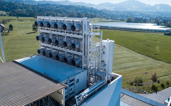 The carbon captured at the new plant will be used for growing vegetables at nearby commercial greenhouses | Credit: ClimeWorks The carbon captured at the new plant will be used for growing vegetables at nearby commercial greenhouses | Credit: ClimeWorks