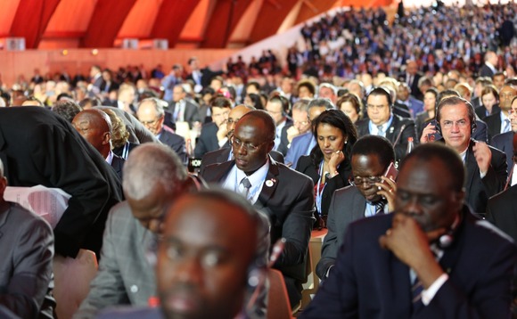 Diplomats gather at COP21 in Paris back in 2015 Diplomats gather at COP21 in Paris back in 2015