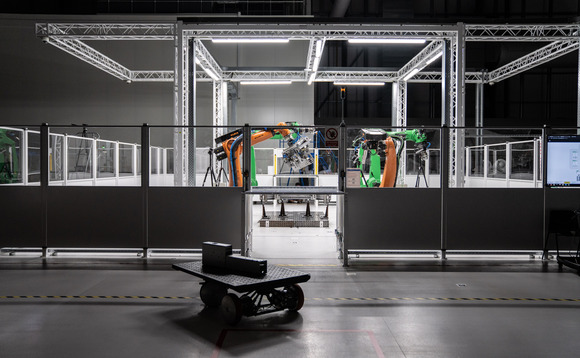 A tech cell at an Arrival microfactory | Credit: Arrival A tech cell at an Arrival microfactory | Credit: Arrival