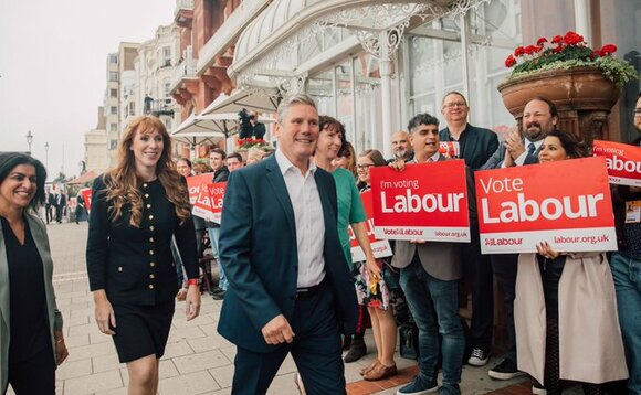 Keir Starmer and Angela Rayner arrive at the Labour Party Conference in Brighton | Credit: Keirr Starmer, Twitter Keir Starmer and Angela Rayner arrive at the Labour Party Conference in Brighton | Credit: Keirr Starmer, Twitter