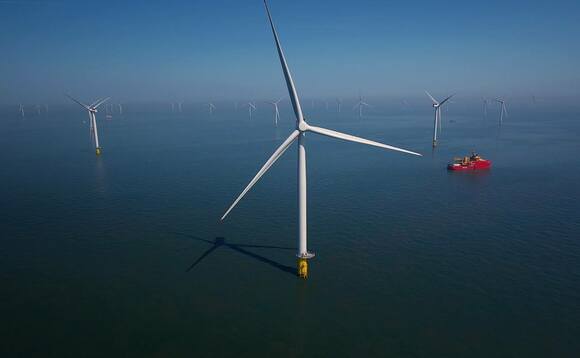 The Race Bank offshore wind farm off the coast of Norfolk | Credit: Ørsted The Race Bank offshore wind farm off the coast of Norfolk | Credit: Ørsted