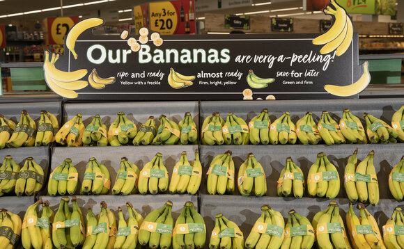 Morrisons to remove millions of single use plastics each year with new paper band on bananas | Credit:Morrisons Morrisons to remove millions of single use plastics each year with new paper band on bananas | Credit:Morrisons