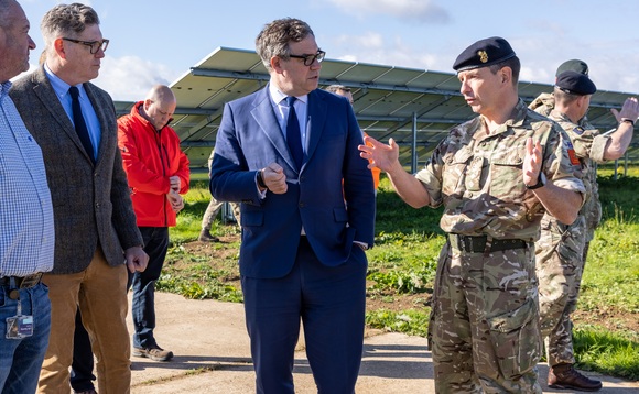 Defense minister Jeremy Quin meeting soldiers at the new site (Credit: Cpl Danielle Dawson MOD Crown Copyright 2021) Defense minister Jeremy Quin meeting soldiers at the new site (Credit: Cpl Danielle Dawson MOD Crown Copyright 2021)