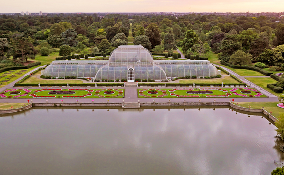 Ariel view of Palm House | Credit:RBG Kew Ariel view of Palm House | Credit:RBG Kew