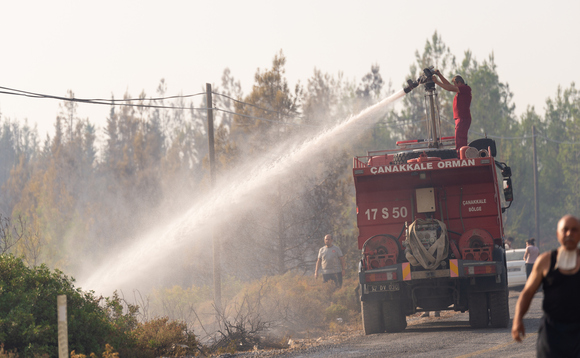 Fire fighters battle wildlfires in Bodrum, Turkey, this summer | Credit: iStock Fire fighters battle wildlfires in Bodrum, Turkey, this summer | Credit: iStock