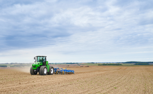 The new AUGA M1 tractor runs on biomethane and electricity and can run for 12 hours | Credit:AUGA Group The new AUGA M1 tractor runs on biomethane and electricity and can run for 12 hours | Credit:AUGA Group