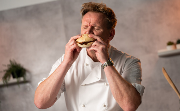 Gordan Ramsey look-alike fronts new Vegan Bac'n Bap campaign | Credit:Costa Coffee Gordan Ramsey look-alike fronts new Vegan Bac'n Bap campaign | Credit:Costa Coffee
